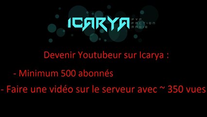 [IcaryaTuto] Devenir Youtubeur sur le serveur Icarya