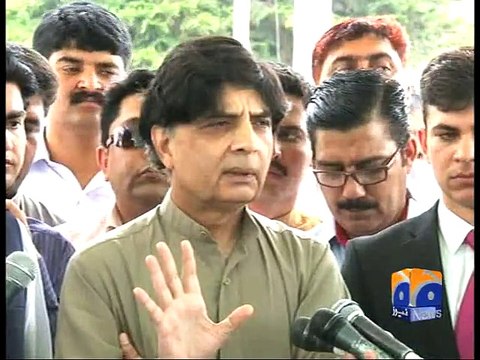 Interior minister speaks on Imran Farooq murder case-Geo Reports-15 Apr 2015