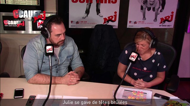 Julie se gave de têtes brûlées - C'Cauet sur NRJ