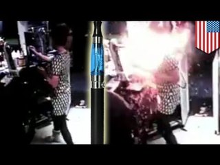 VIDEO: E-cigarette, sumabog sa isang bar sa Yorkshire, England!