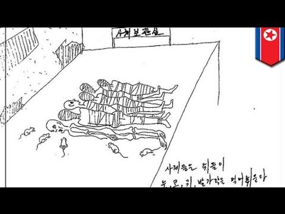Defectors ng North Korea, pina-drawing ang abuso sa mga prison camps!