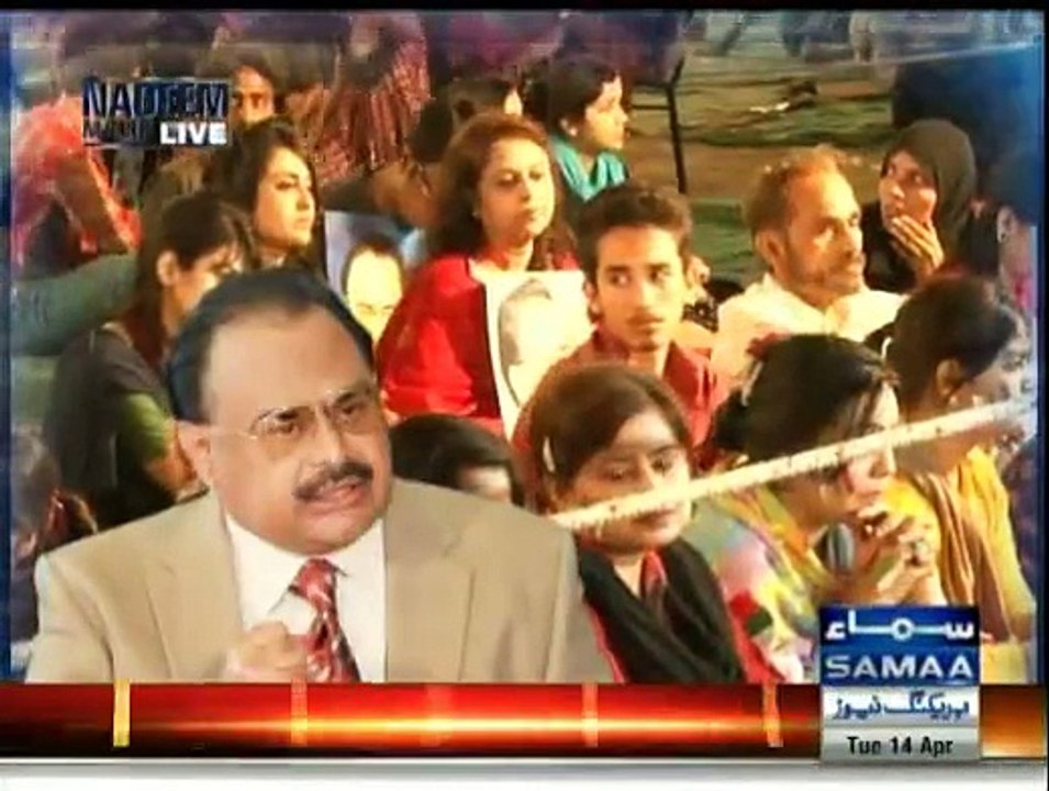 Nadeem Malik Live - 14th April 2015