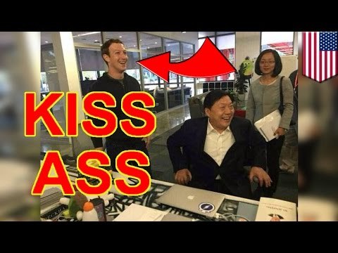 Zuckerberg sucks up to China’s internet security head at Facebook offices