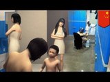 Public manners fail: China never disappoints, mother refuses to bath son at home, goes public instea