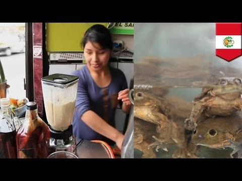 Frog smoothies: Peruvians drink liquidized Lake Titicaca frogs to help them get their mojo back