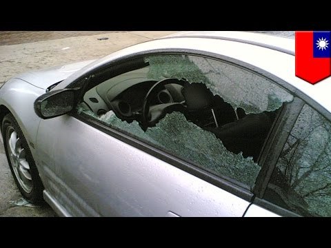 Crazy stalker ex-husband gets revenge by violating restraining order and rear-ending his wife