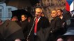 Czech president pelted with eggs by protesters at Velvet Revolution 25th anniversary celebrations