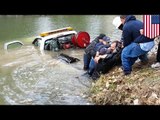 Heroes: Dallas workers rescue man from sinking truck