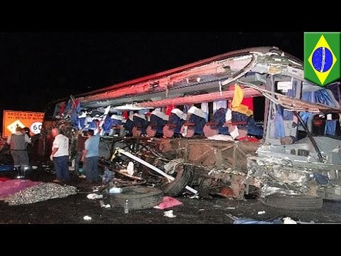 Brazil bus crash: school bus and truck carrying vegetable oil collide, killing 11