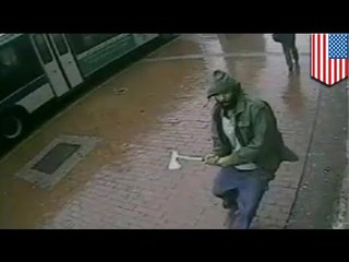 Jihad in America? Man shot dead after attacking police with axe on Jamaica Avenue in Queens