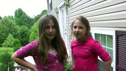 Girls Prank Their Dad Outside in The Yard and inside The House (Funny Reality Video)