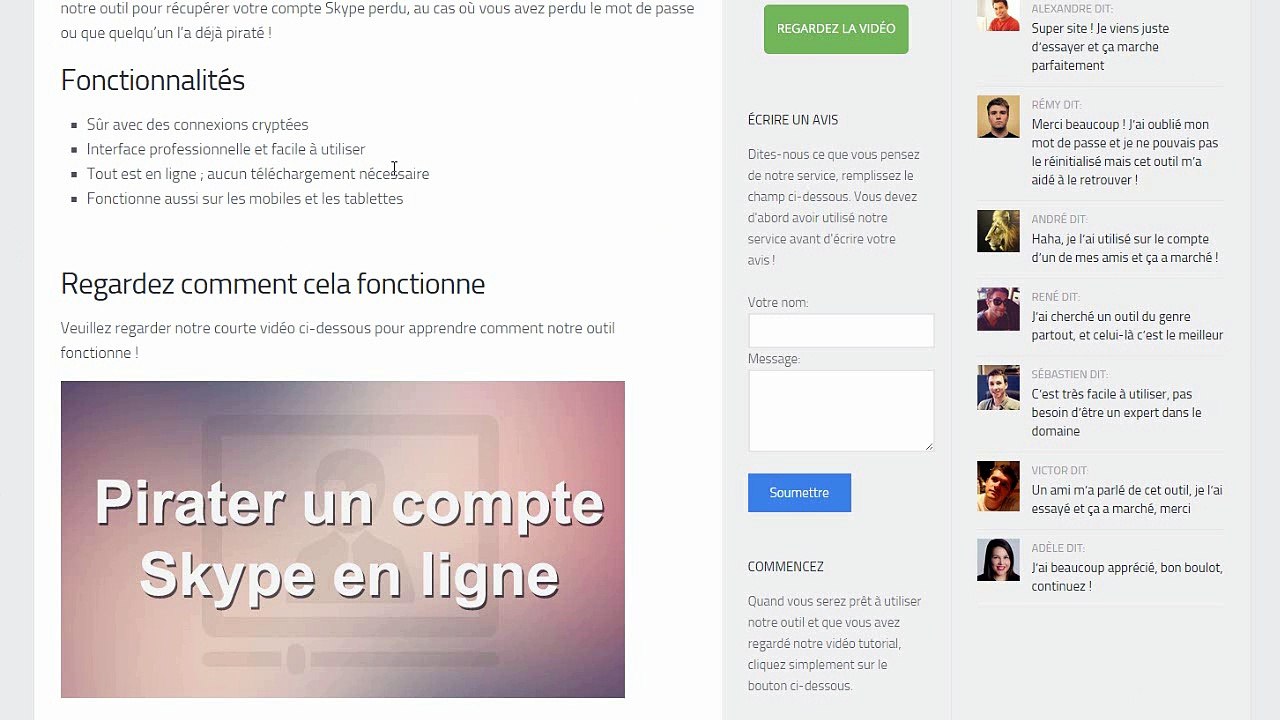 Pirater un compte Skype en ligne - Comment pirater un compte Skype