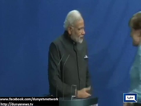 Did German Chancellor Angela Merkel just ignore Narendra Modi-.