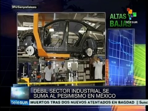 México: analistas advierten débil crecimiento industrial