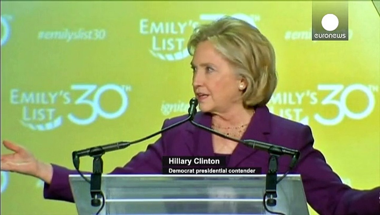 Hillary Clinton puts her gender centre stage, rivals say she's past it
