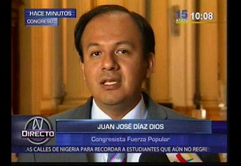 Juan Díaz Dios a Alan García: 'Que vaya a mandar a su casa'