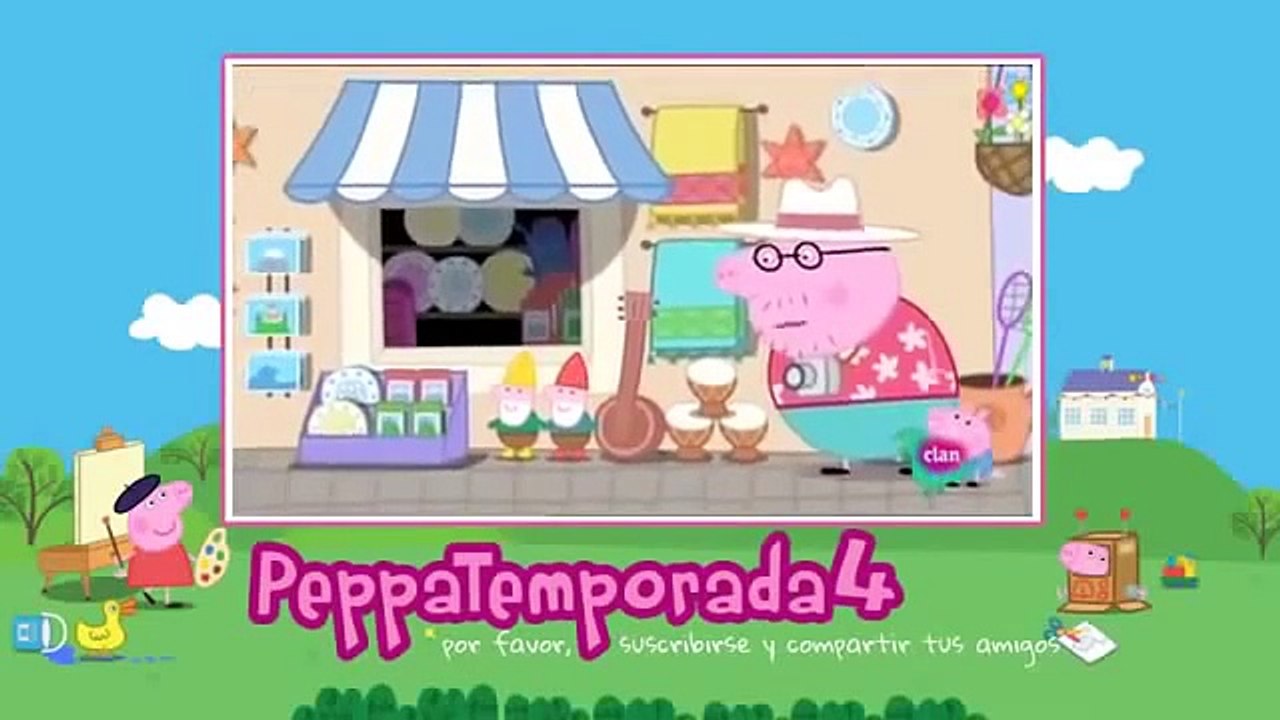 Peppa pig Castellano Temporada 4x38 Vacaciones al sol