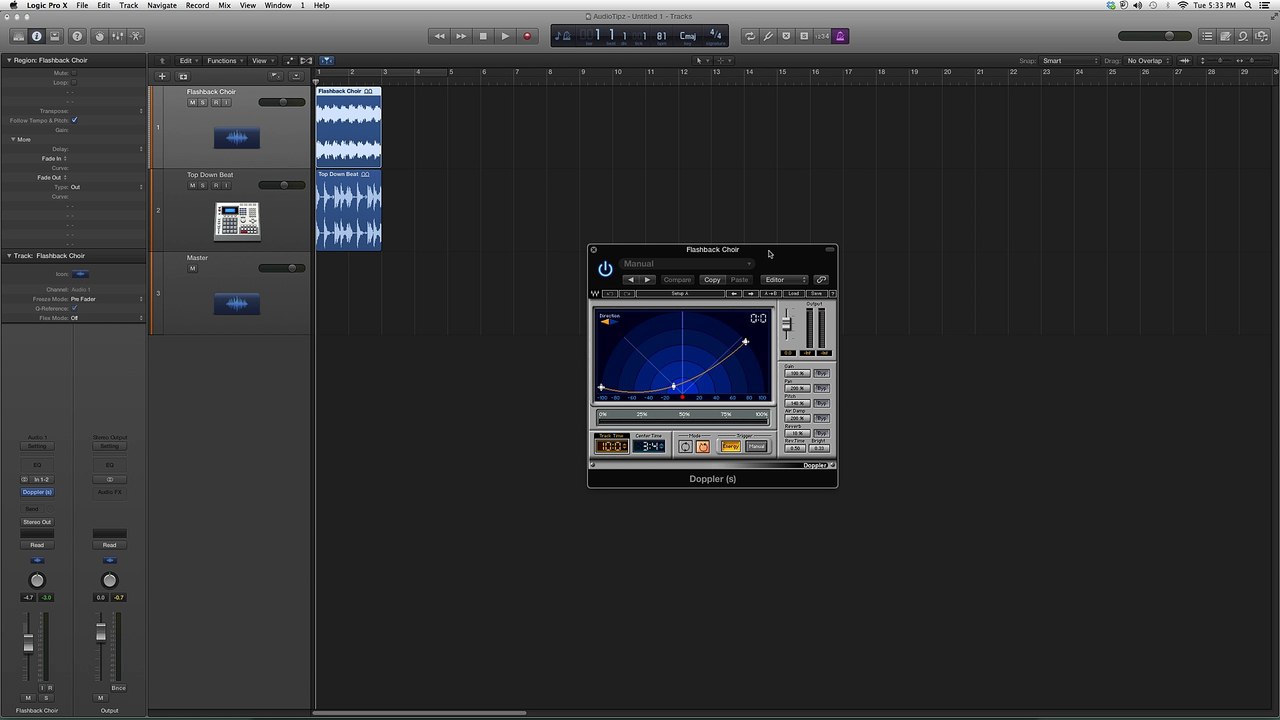 Waves Doppler In Logic Pro