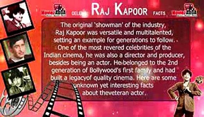 TOP 5 Unknown Facts Of Raj Kapoor - Trivia - The Show Man Of Bollywood.3gp