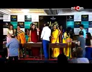 Shabana Azmi and Juhi Chawla at mahurat event of 'Chalk and Duster'   Bollywood News.3gp