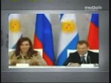 CRISTINA KIRCHNER DEPLORABLE PAPELON EN RUSIA