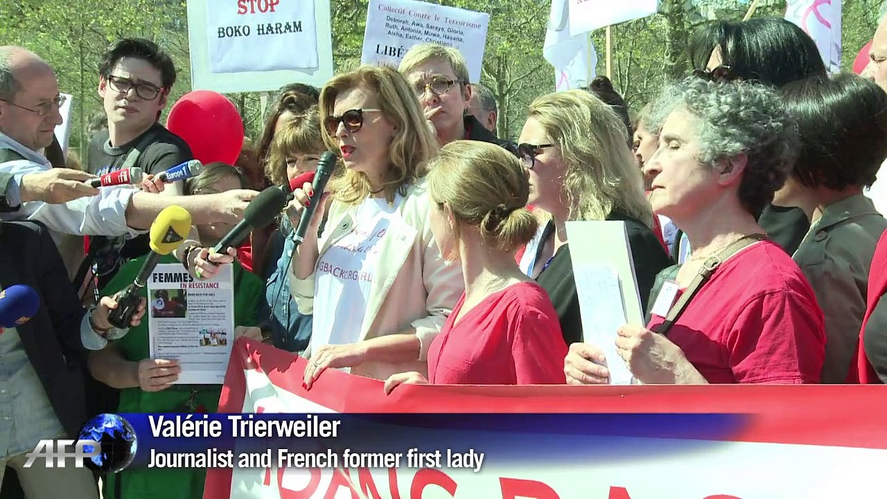 Paris marks one year since abduction of 219 Nigerian schoolgirls