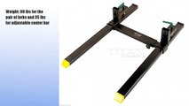 HD Clamp on Pallet Forks with Stabilizer Bar for tractor