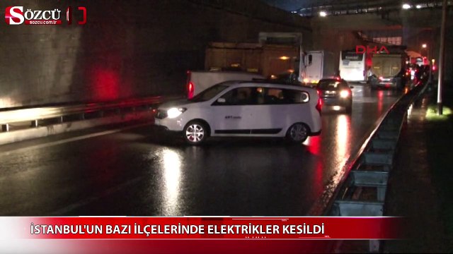 İstanbul'un bazı ilçelerinde elektrikler kesildi