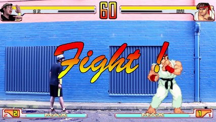 Amazing effect!  Street fighter in real life