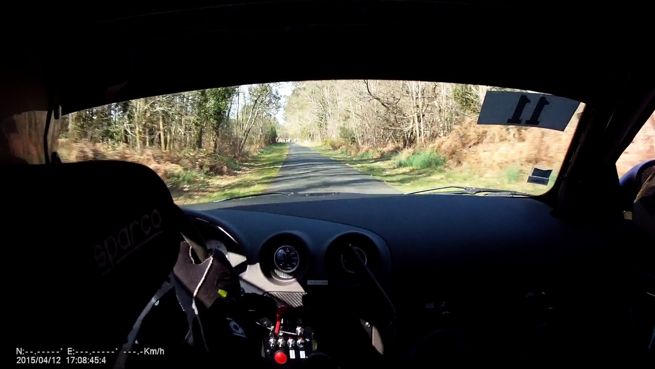 RALLYE DE LA FOUGERE 2015 ES8 SEAT IBIZA TDI A8 Equipage Robinet/Vedraine (manque 5eme et 6eme vitesse)