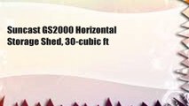 Suncast GS2000 Horizontal Storage Shed, 30-cubic ft