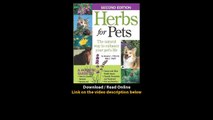 Download Herbs for Pets The Natural Way to Enhance Your Pets Life By Kerry Bone
