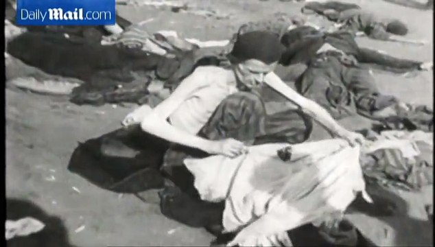 British Troops Liberate Belsen Nazi Death camp in 1945