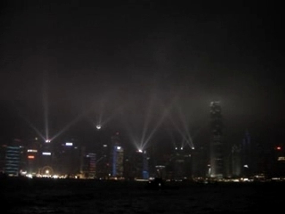 Hong Kong laser show