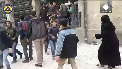 مسیحیان شهر حلب خواستار توقف درگیریهای خونین در این شهر شدند