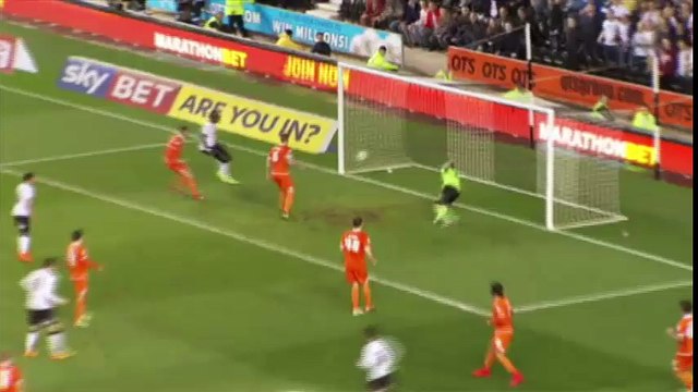 Derby 4 vs 0 Blackpool ~ [Sky Bet Championship] - 14.04.2015 - All Goals & Highlights