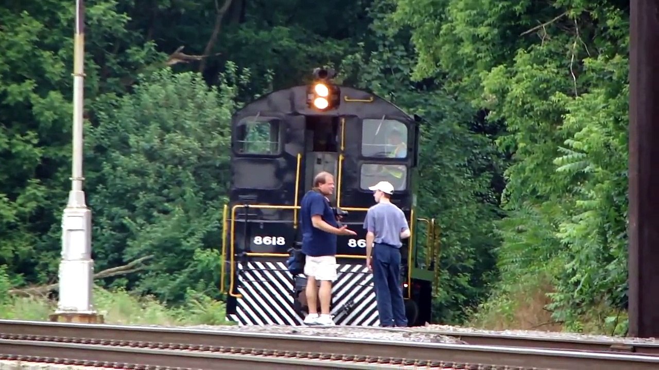 Amtrak 40th Anniversity Train Leaving Strasburg