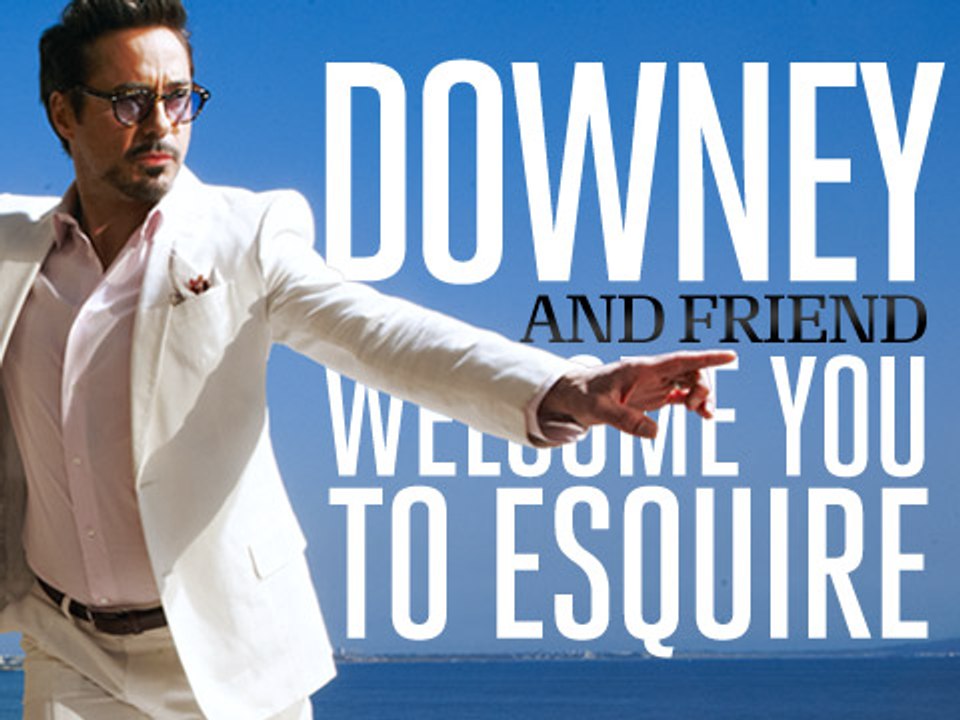 Robert Downey Jr.: The Esquire iPad Cover
