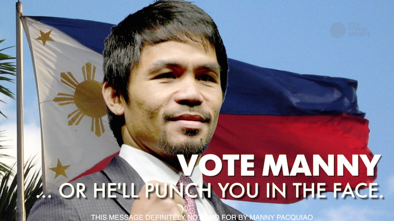 If Manny Pacquiao ran for president, this could be his ad