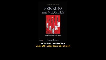Download Pricking the Vessels Bloodletting Therapy in Chinese Medicine By Henry