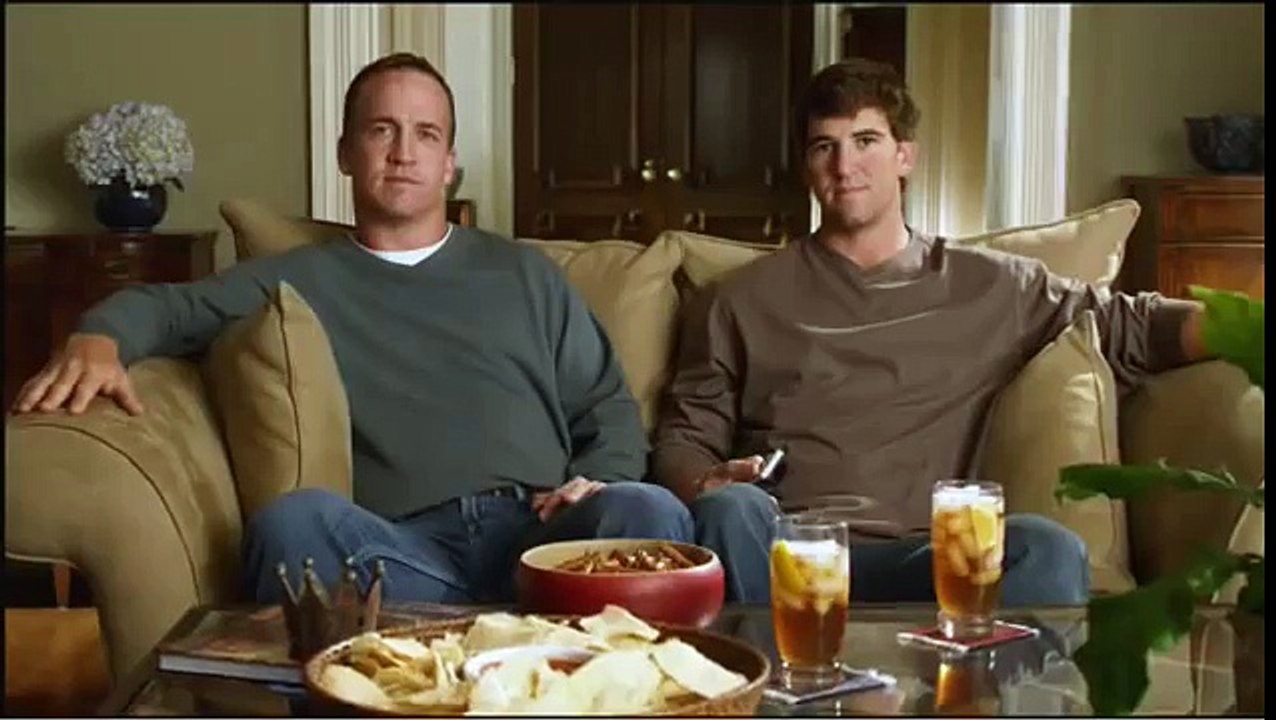 Peyton vs. Eli "Manning Bowl" television commercial video Dailymotion