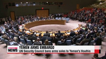 UN Security Council bans arms sales to Yemen's Houthis