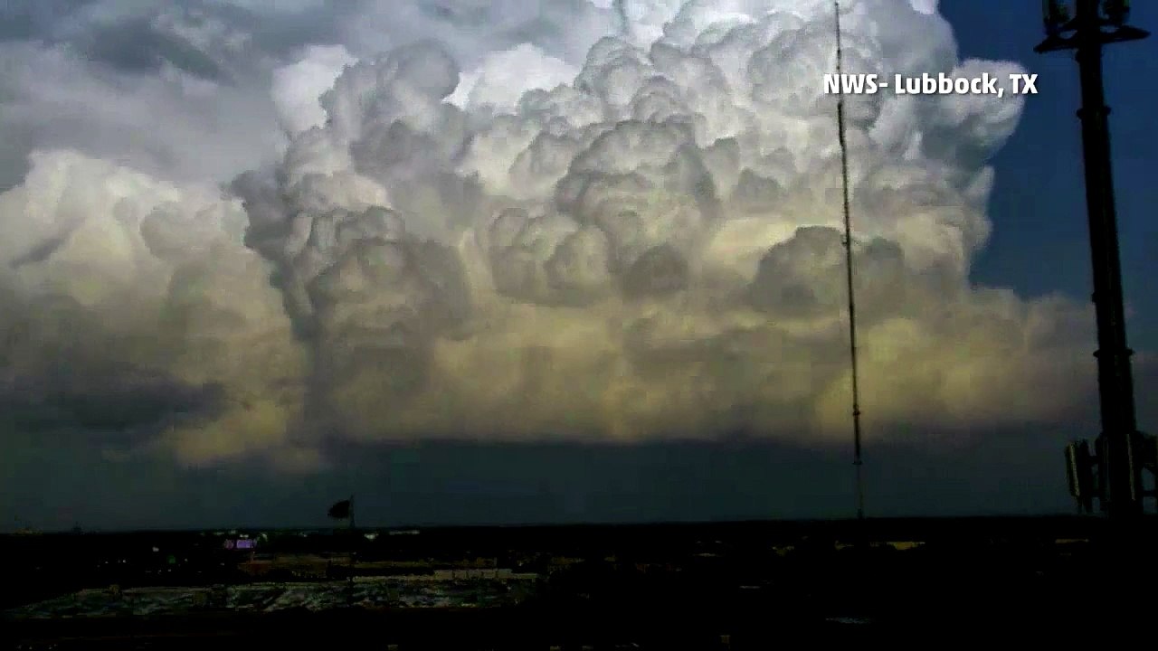 Houston storm in slow motion