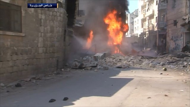 غارة جوية تستهدف أحد الأفران في مدينة إدلب