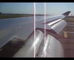 Qantas Boeing 747-400ER landing into Sydney International