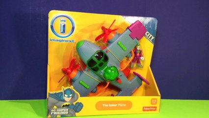 Imaginext The Joker Plane Toy Unboxing Gotham City Collection - DC Super Friends!