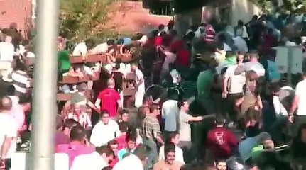 COGIDAS Y PELEAS ENCIERRO MAJADAHONDA 2011