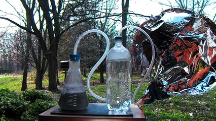 How to Make Hydrogen Gas - Clean Burning, Inexpensive, Lighter than Air!