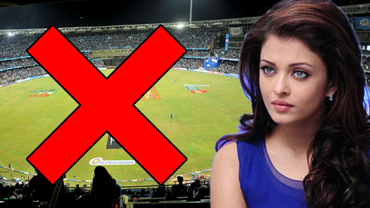 OMG! Aishwarya BANNED From Wankhede Stadium