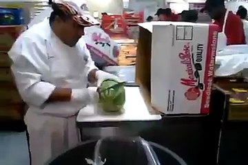 Amazing cutting. Watermelon with high speed - Best TimePass